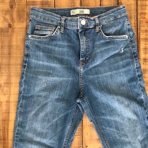 Top Shop High Waisted Jamie Jeans